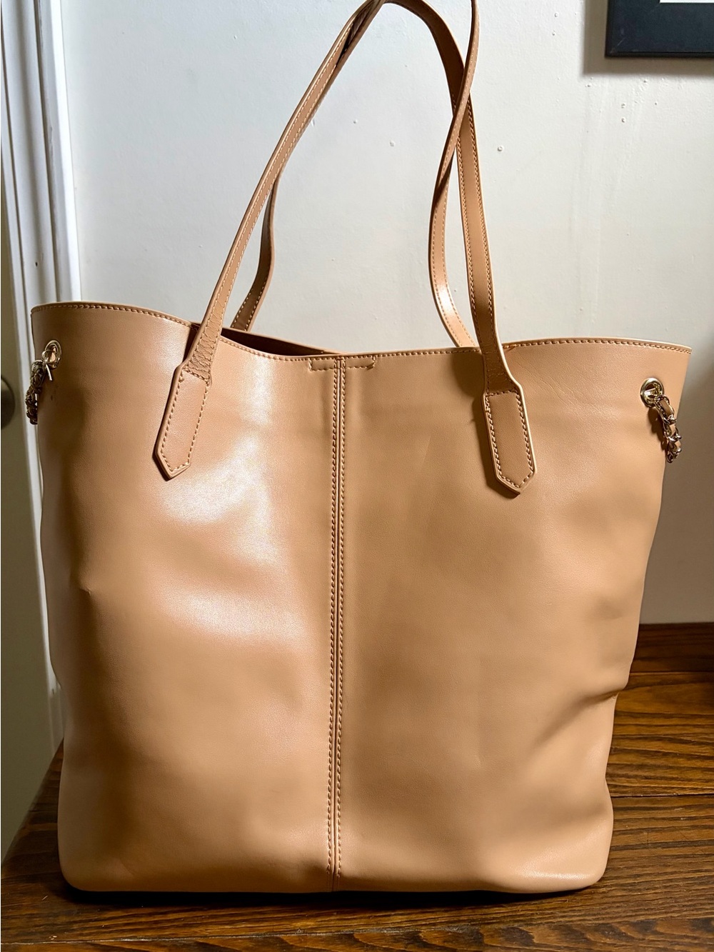 KC Jagger Karly Camel Calf Leather Tote